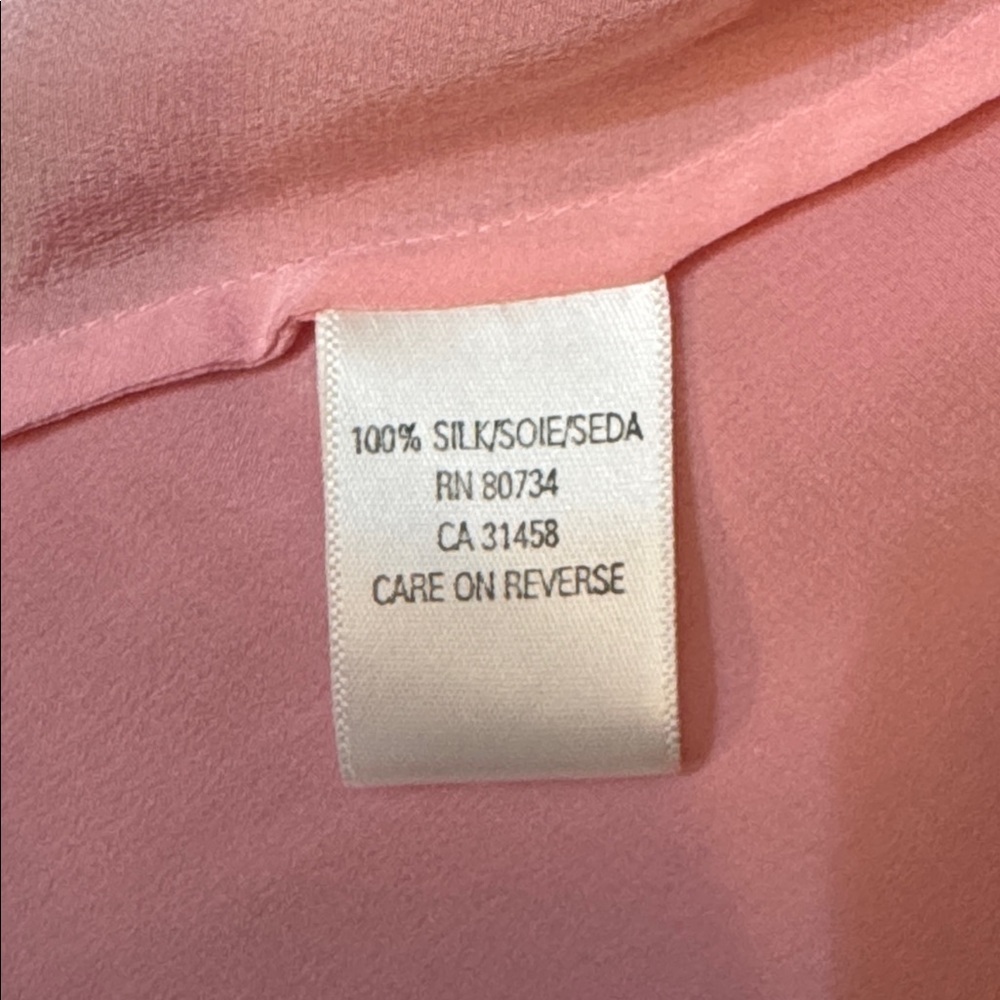 NWOT BCBGMAXAZRIA Silk Pink Ombré Y2K Top - Picture 6 of 7